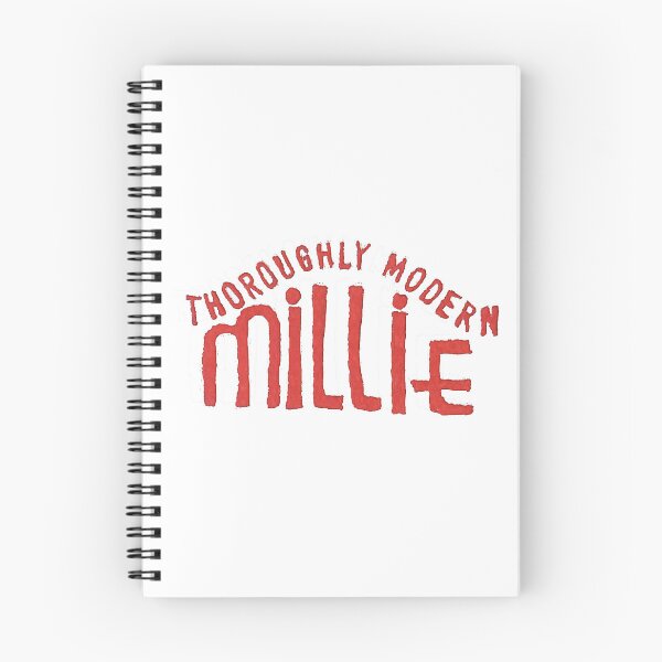 Item preview, Hand drawn Throughly Modern Millie inspired logo designed and sold by Backstage Banter.