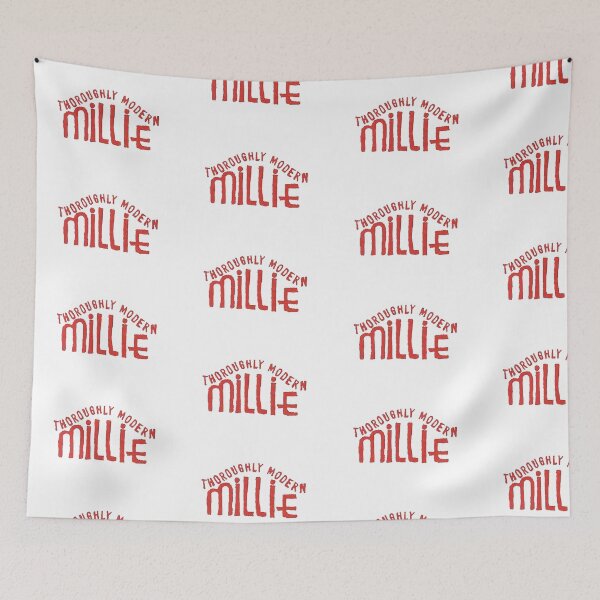 Item preview, Hand drawn Throughly Modern Millie inspired logo designed and sold by Backstage Banter.