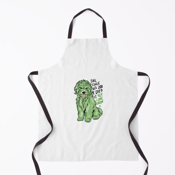 Item preview, She stole his dog and dyed it key lime green (with text) designed and sold by August Doodles.
