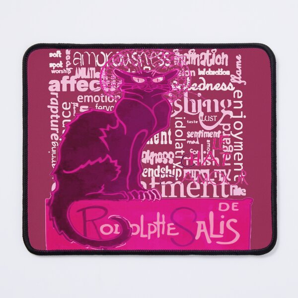 Item preview, Le Chat Noir DAmour Love Cat designed and sold by taiche.