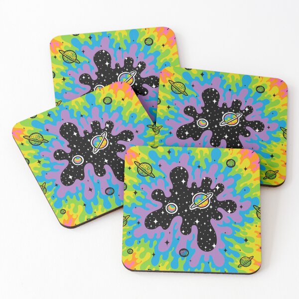 Item preview, Groovy Space Art , Trippy Art , Psychedelic Art , Rainbow Art designed and sold by DelylahCreates.