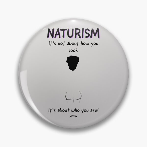 Item preview, Naturism It's not about how you look - Male bum designed and sold by NUDIMS.