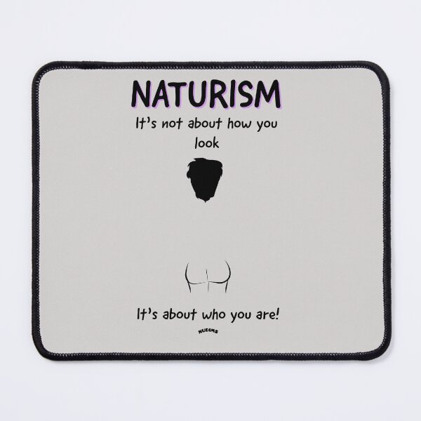 Item preview, Naturism It's not about how you look - Male bum designed and sold by NUDIMS.