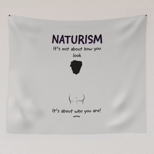 Item preview, Naturism It's not about how you look - Male bum designed and sold by NUDIMS.