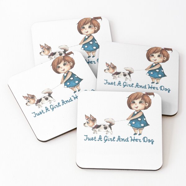 Item preview, Just A Girl And Her Dog 20 designed and sold by ArtArturs.