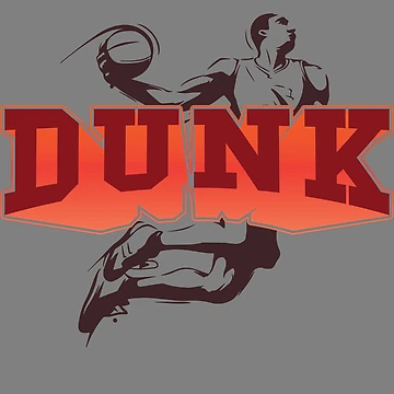Vorschaubild zum Design Dunk Basketball Player Slam Dunk Baller Basketball Dunk Gear von DynamicDesign