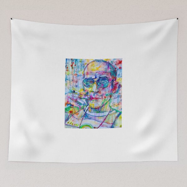 Item preview, HUNTER S. THOMPSON watercolor portrait .1 designed and sold by lautir.