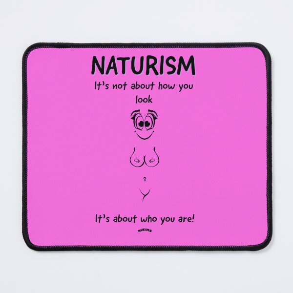 Item preview, Naturism It's not about how you look - Female front designed and sold by NUDIMS.