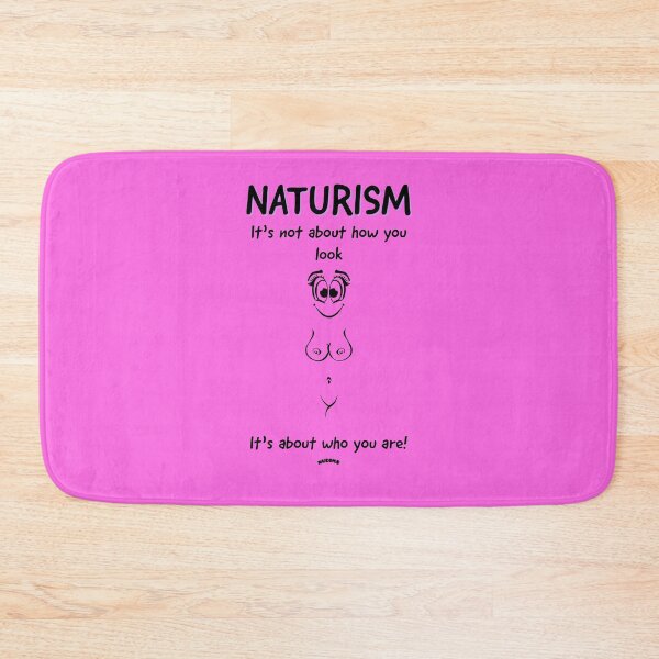 Item preview, Naturism It's not about how you look - Female front designed and sold by NUDIMS.