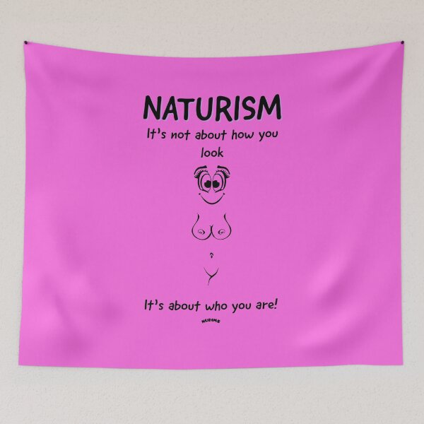 Item preview, Naturism It's not about how you look - Female front designed and sold by NUDIMS.