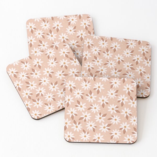 Aperçu de l'œuvre Boho Daisies Floral Imprimé à minuit Teal créée et vendue par Avenie.