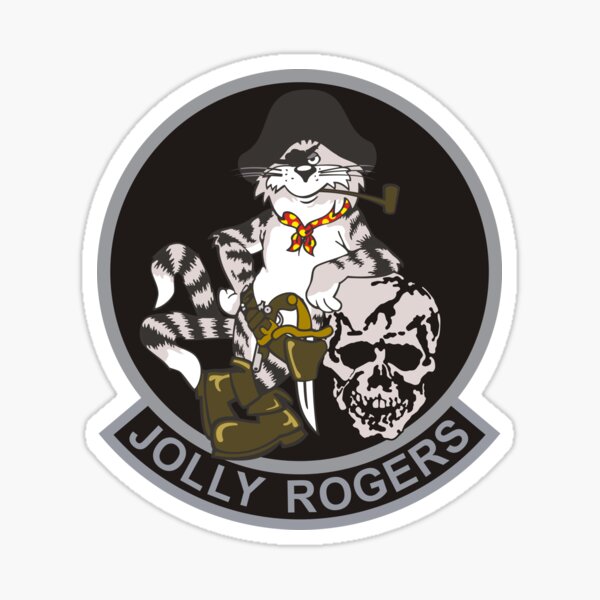 F-14 Tomcat VF-103 Jolly Rogers Sticker