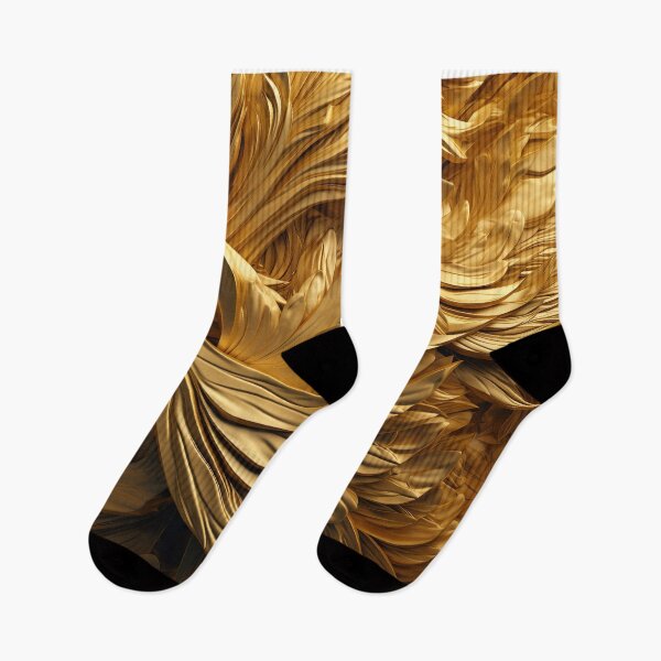 Item preview, Golden, wavy wallpaper and tiles with black designed and sold by Kitzzeh.