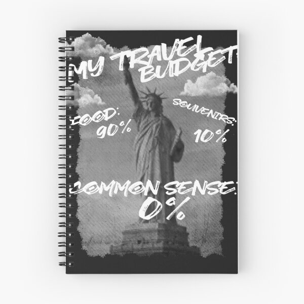 Item preview, my travel budget : food 90%,souvenirs 10%,common sense 0% designed and sold by psychedelic-Rio.