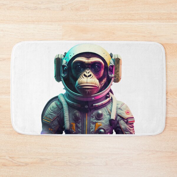 Item preview,  a monkey cyberpunk with astronaut suit 2 designed and sold by Finity Atelier.