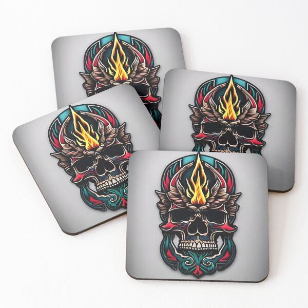 Item preview, Tattoo Skull designed and sold by ChiefAmbition71.