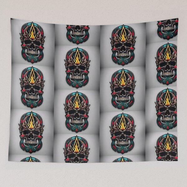 Item preview, Tattoo Skull designed and sold by ChiefAmbition71.