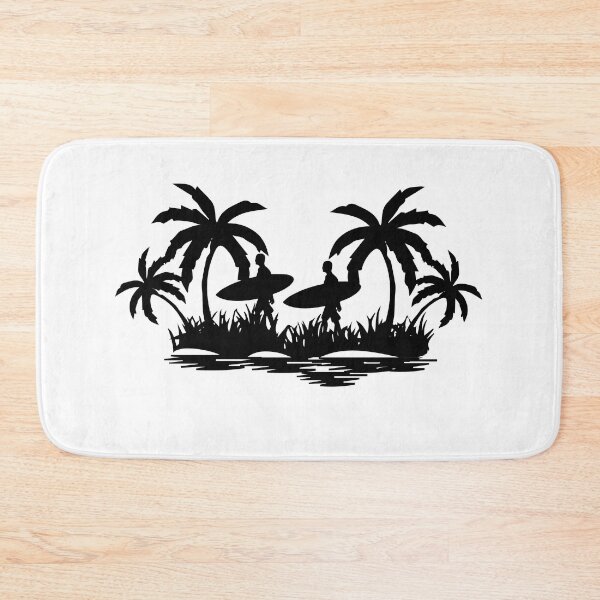 Item preview, surfing and palm trees design designed and sold by chameleon-crook.