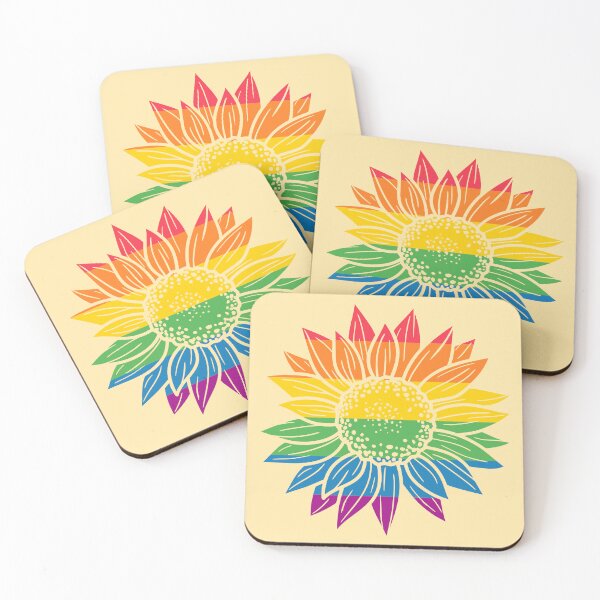 Item preview, Sunflower Pride Rainbow designed and sold by FrescoDesign.