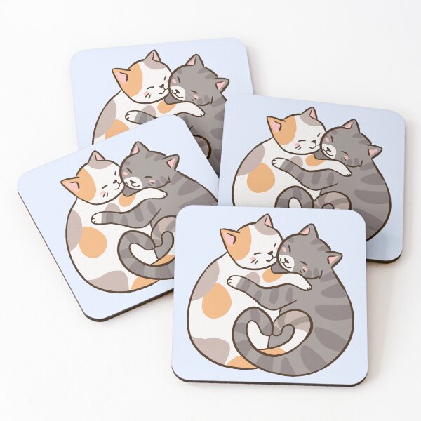 Item preview, Cute cats hug  designed and sold by Yaragold.