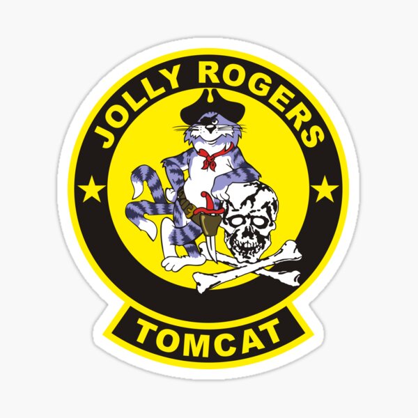 F-14 Tomcat VF-84 Jolly Rogers Sticker