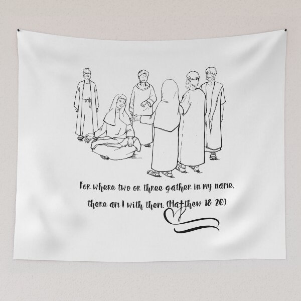 Item preview, Matthew 18:20  designed and sold by Graphexx.