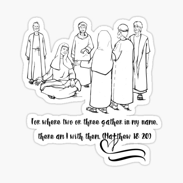 Item preview, Matthew 18:20  designed and sold by Graphexx.