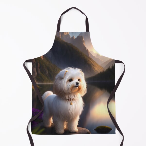 Item preview, Maltese Dog in Fantasy World designed and sold by SereneMuses.