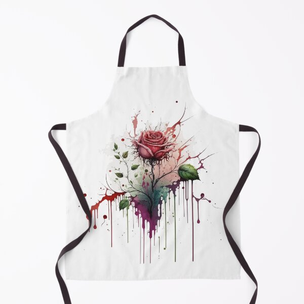 Item preview, Dripping Grunge Paint Splatter Red Rose designed and sold by StephanieWard.
