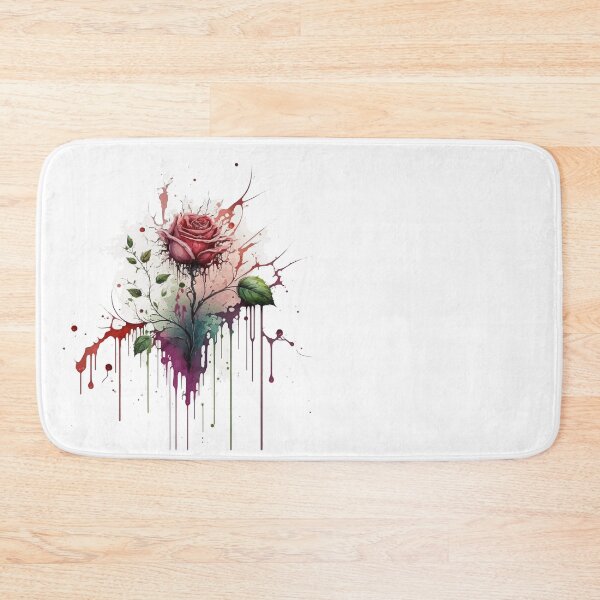 Item preview, Dripping Grunge Paint Splatter Red Rose designed and sold by StephanieWard.
