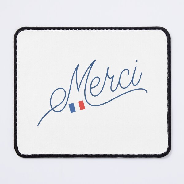 Item preview, The word thank you in French designed and sold by MPDesign84.