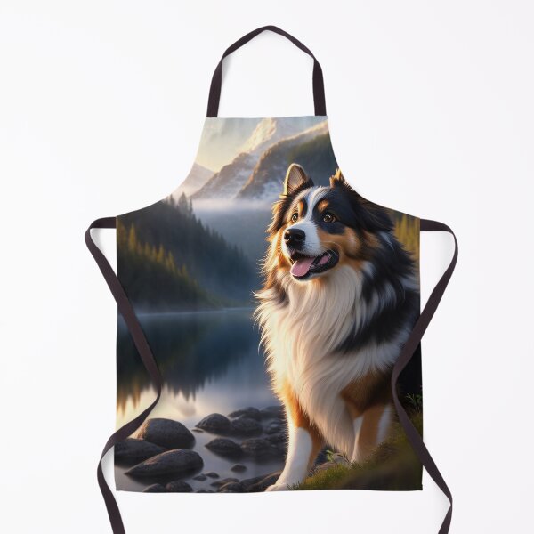 Item preview, Australian Shepherd in Fantasy World designed and sold by SereneMuses.
