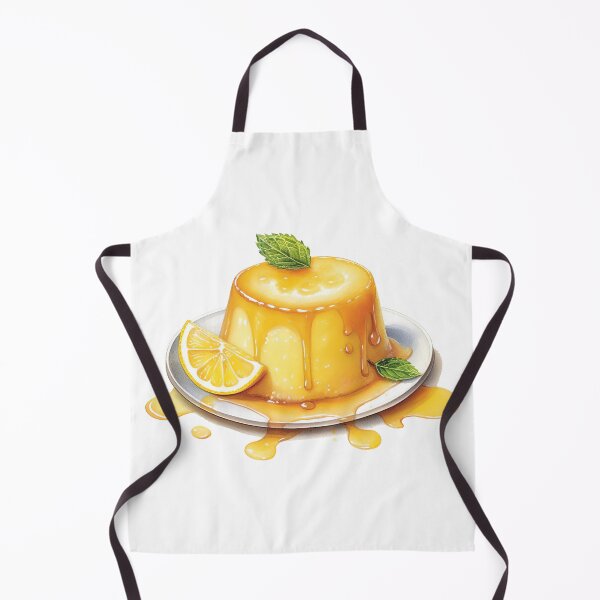 Item preview, yummy lemon pudding illustration designed and sold by chameleon-crook.