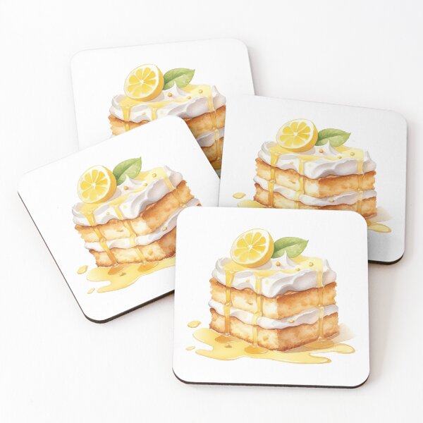 Item preview, lemon pie slice with syrup  designed and sold by chameleon-crook.