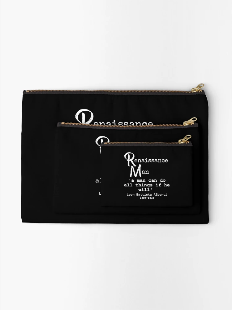 Thumbnail 2 of 4, Zipper Pouch, Digital Renaissance Man designed and sold by ALesterDesign.