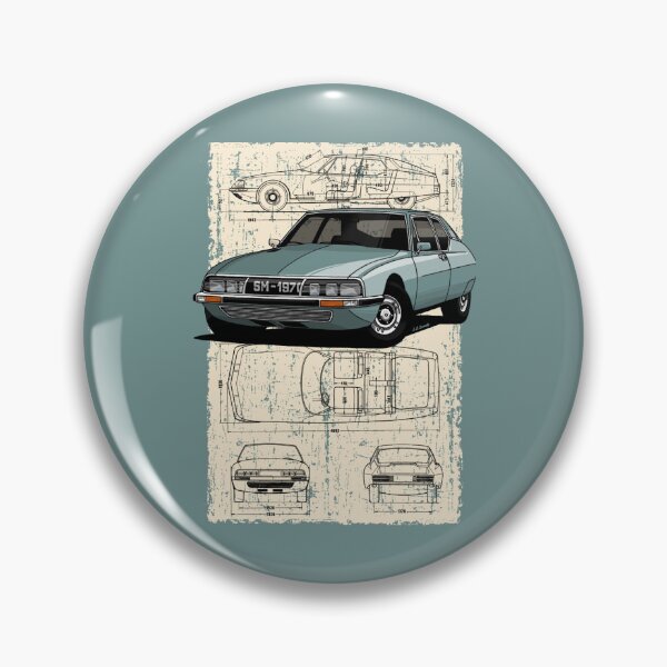 Item preview, My drawing of the classic French Gran Turismo  designed and sold by DeaneCantin.