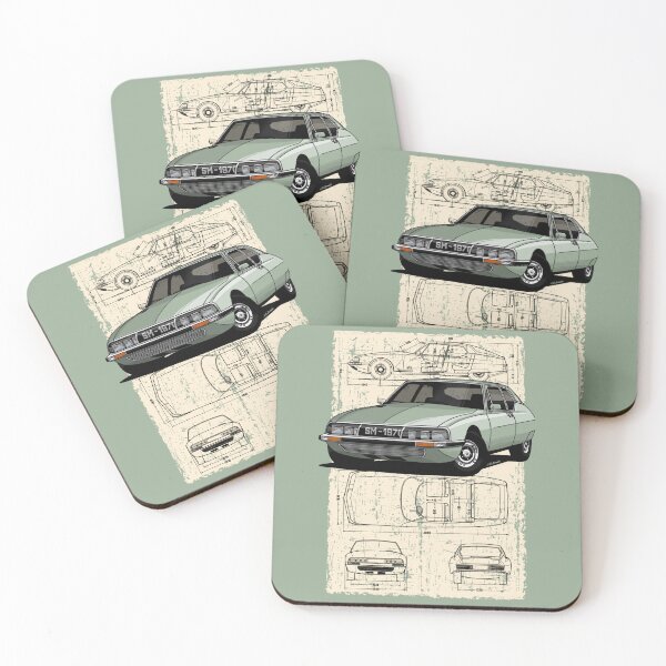 Item preview, My drawing of the classic French Gran Turismo  designed and sold by DeaneCantin.