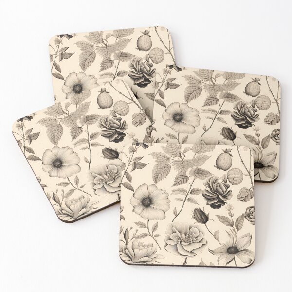 Item preview, Botanical Pattern designed and sold by MTJ-Mushrooms.