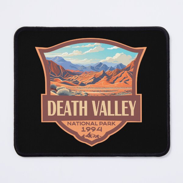 Item preview, Death Valley National Park Illustration Retro Badge designed and sold by KrisSidDesigns.
