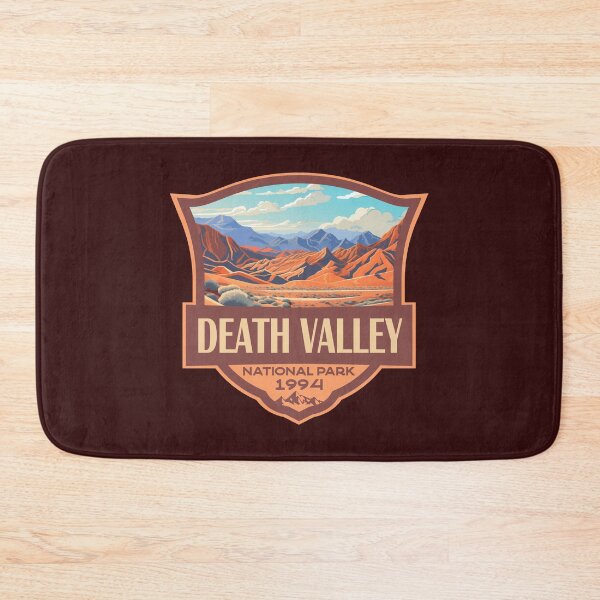 Item preview, Death Valley National Park Illustration Retro Badge designed and sold by KrisSidDesigns.