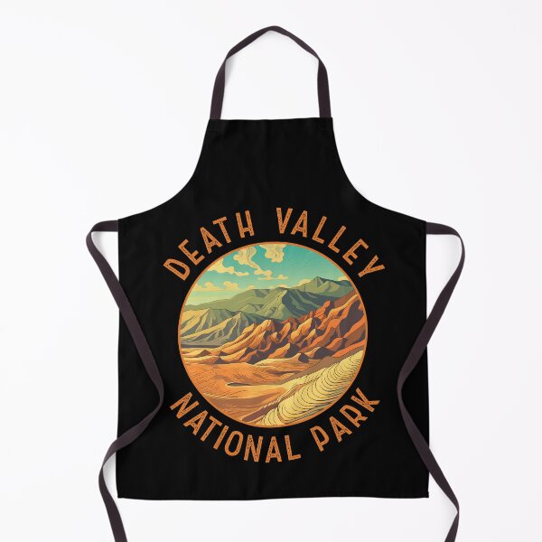 Item preview, Death Valley National Park Illustration Distressed Circle designed and sold by KrisSidDesigns.
