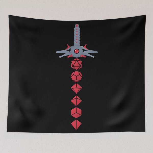 Item preview, Ruby Dice Sword of the Blood Hunter Tabetop RPG designed and sold by pixeptional.