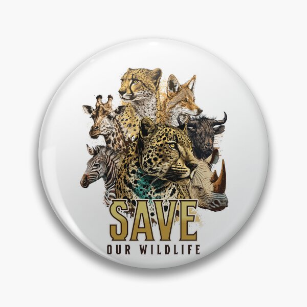 Item preview, save our wildlife designed and sold by addict2reading.