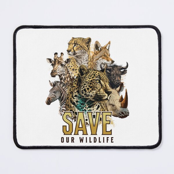 Item preview, save our wildlife designed and sold by addict2reading.