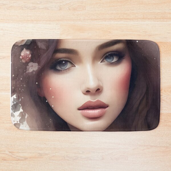 Item preview, Enchanting Woman Watercolor Portrait - Cool Art designed and sold by joejiing.
