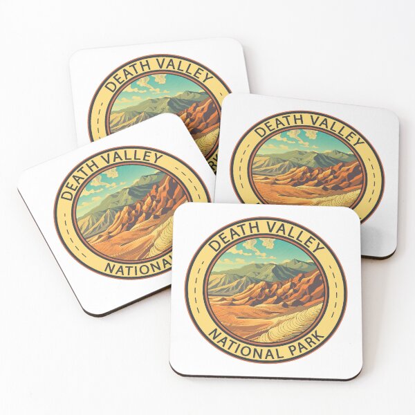 Item preview, Death Valley National Park Illustration Travel Art designed and sold by KrisSidDesigns.