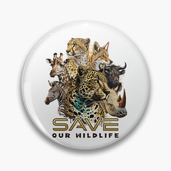 Item preview, save our wildlife designed and sold by addict2reading.