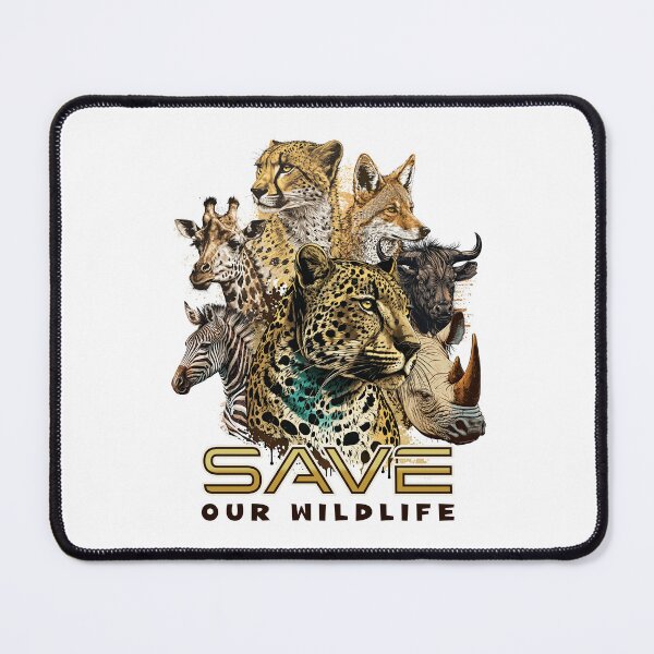 Item preview, save our wildlife designed and sold by addict2reading.