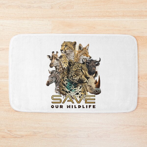 Item preview, save our wildlife designed and sold by addict2reading.
