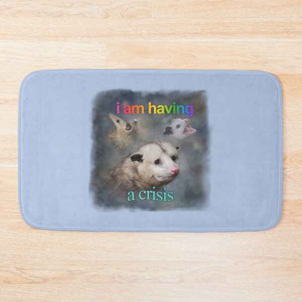 Item preview, I am having a crisis possum word art designed and sold by snazzyseagull.